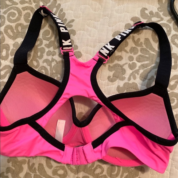 PINK Victoria’s Secret padded sports bra - Picture 2 of 3